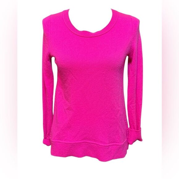 DVF Kingston Cashmere Sweater in hot flamingo - Picture 1 of 5